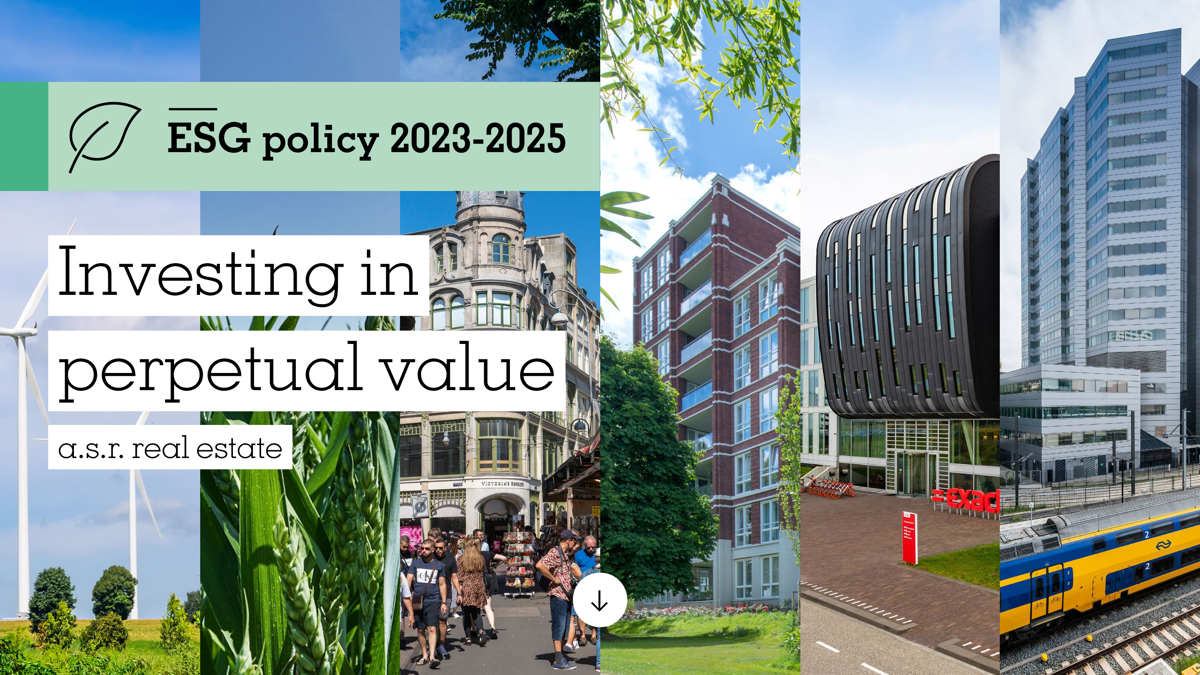 ESG Policy a.s.r. real estate 20232025