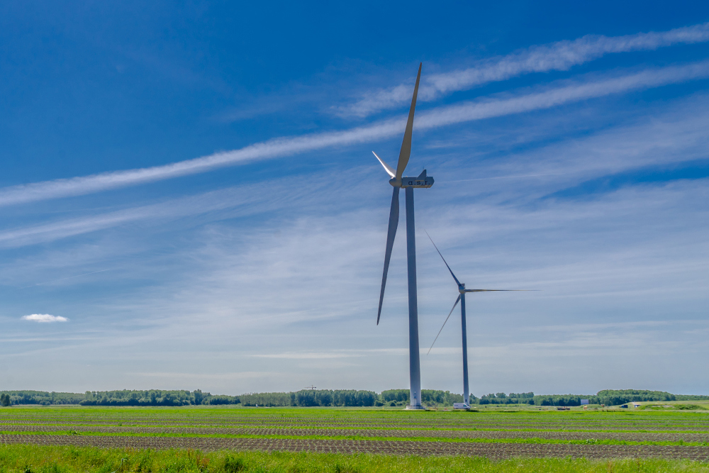 This slide displays Windpark Jaap Rodenburg ©Vattenfall En Robert Assies.