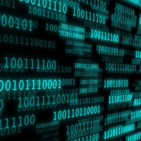 Data stockbeeld