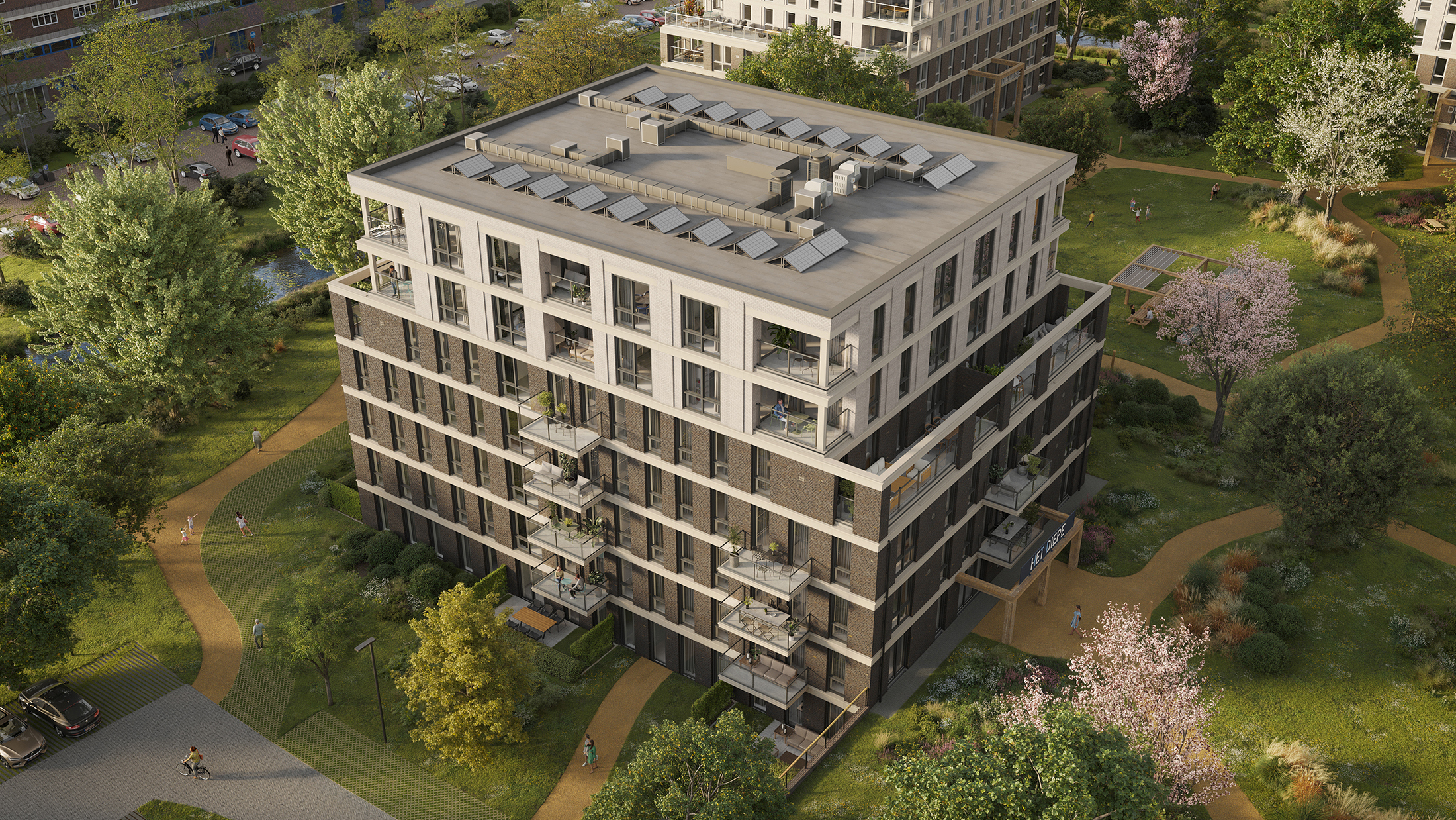 This slide displays Woningproject Het Diepe.