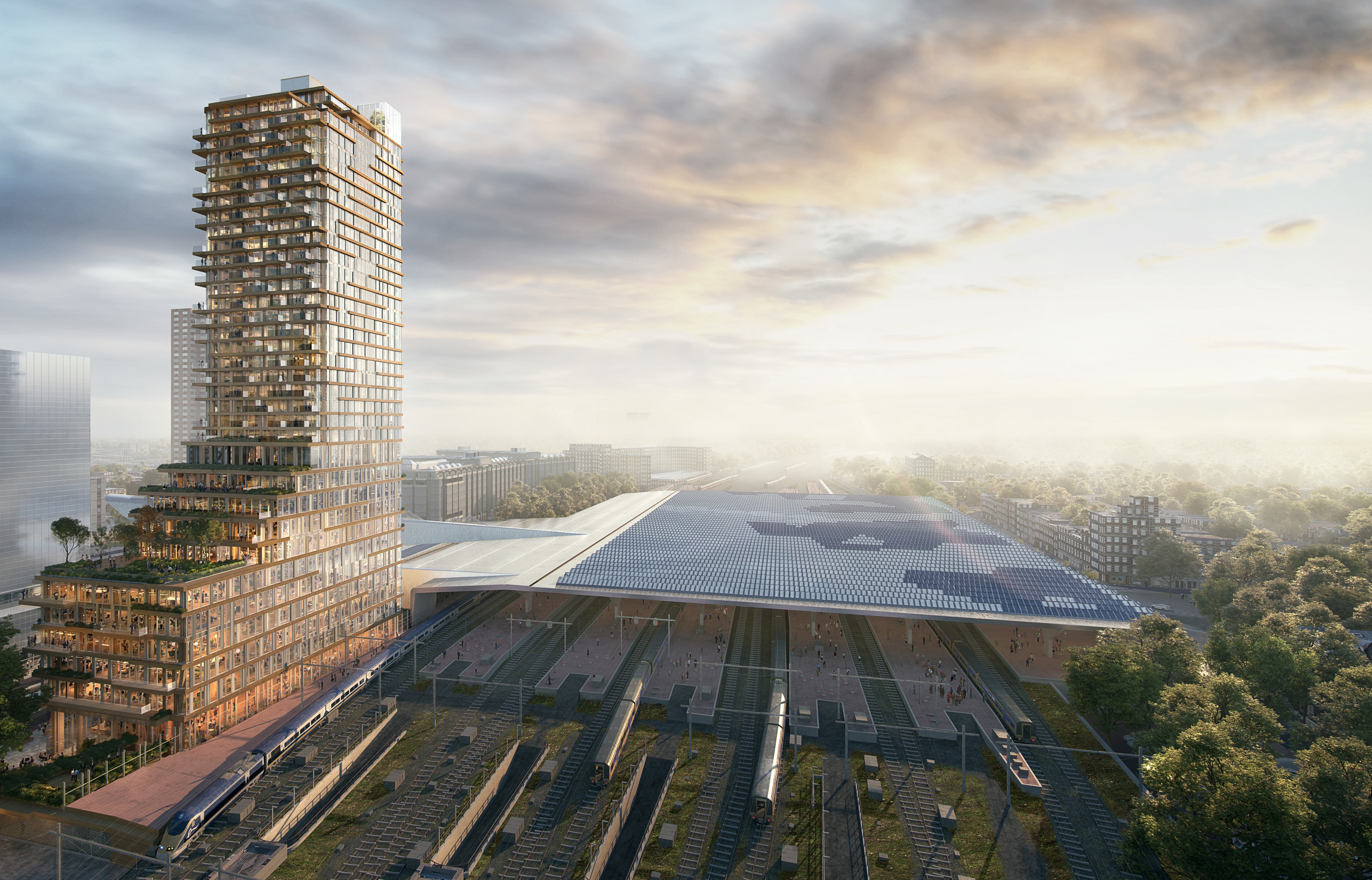 Tree House Rotterdam Vanaf Spoor